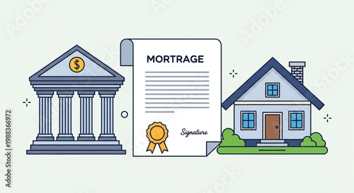 Mortgage Agreement Between Bank and Homeowner.