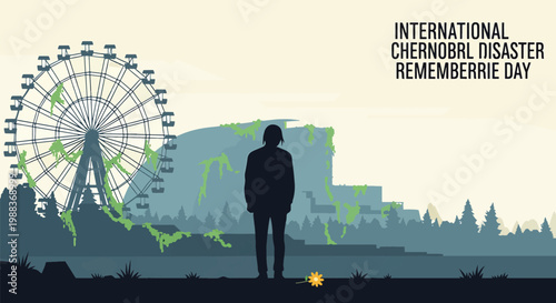 Man at Chernobyl Disaster.