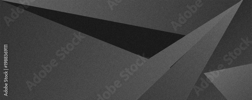 Latar belakang abstrak abu-abu gelap putih hitam. Bentuk pola geometris. Sudut poligon segitiga garis. Gradien. Bayangan