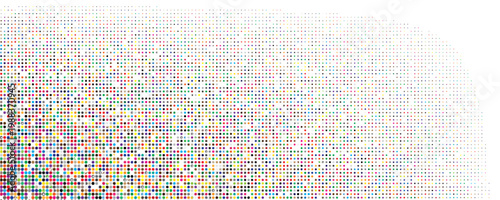 Black haltone dotted. Faded grit texture. Pop art comic style trendy. Abstract concept design. Vector illustration.