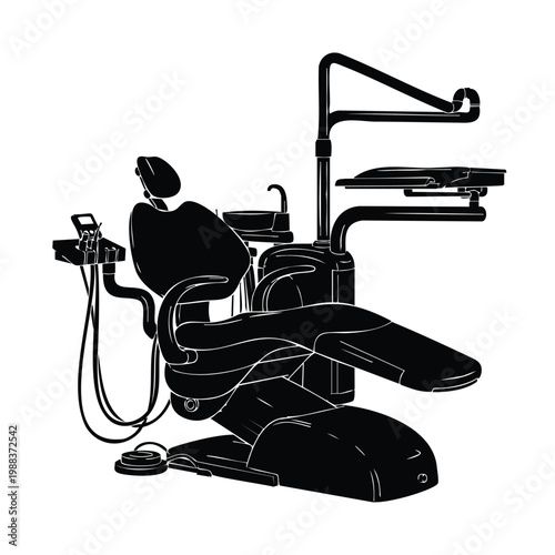 Dental chair silhouette medical station bundle equipment set bundle.