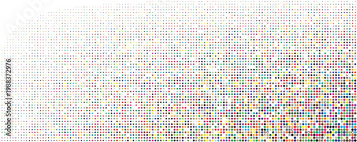 Black haltone dotted. Faded grit texture. Pop art comic style trendy. Abstract concept design. Vector illustration.