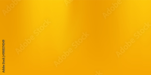 Smooth yellow minimalist panoramic background with shadows and yellow base for pbranidg products presentation.