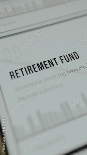 A financial article titled Retirement Fund
