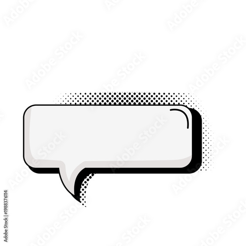 Comic Style Speech Bubble