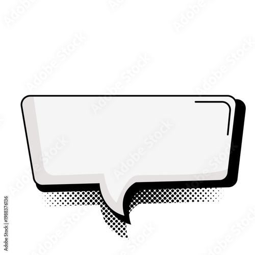 Comic Style Speech Bubble
