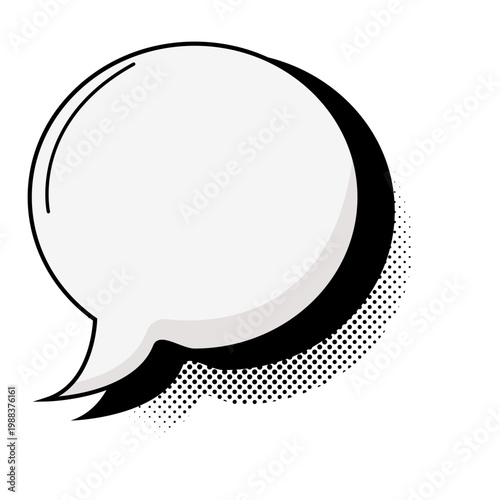 Comic Style Speech Bubble