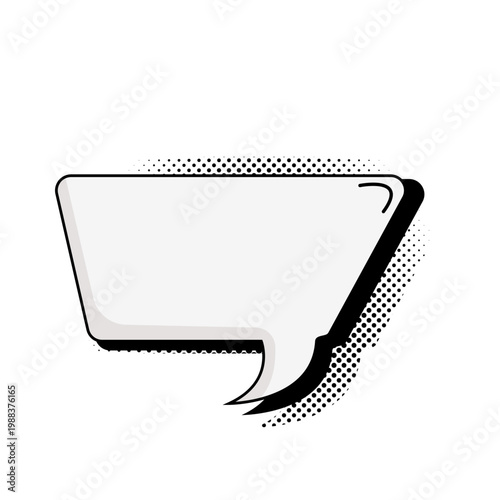 Comic Style Speech Bubble