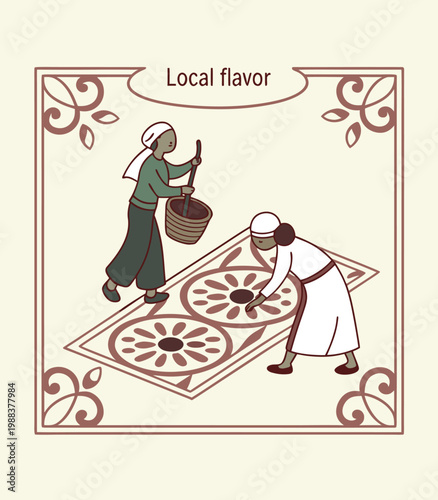 local flavor cultural art design