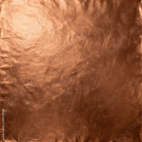 Premium copper foil metallic background with soft amber reflections, elegant warm luxury texture for upscale branding, packaging, and design use

