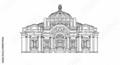 Ornate domed building with intricate classical facade