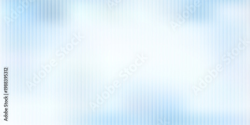 Vector ribbed glass texture background. Blue white grey green ribbed glass. Mesh gradient. acrylic ribbed bath surface. Reeded glass background semitransparent overlay. Bath wall window