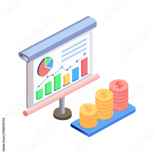 Clay 3D Startup Investor Pitch Deck Icon