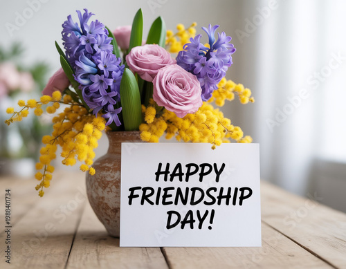 Happy Friendship Day Greeting Card