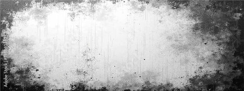 Abstract Grunge Frame and Dramatic Texture and Dark Edges and Vintage Look and Empty space for text and Monochrome design.