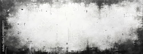 Abstract grunge monochrome textured background and retro film effect vintage paper surface and dark edge rough frame and grainy image abstract art pattern.
