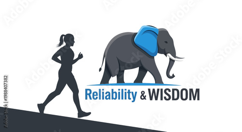Running Towards Wisdom: A Symbol of Reliability and Sustainable Strength.