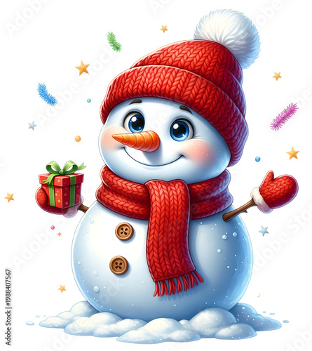 Cute Christmas Snowman