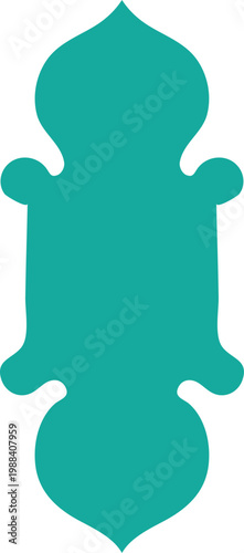 Frog puzzle piece concept vector illustration on white background