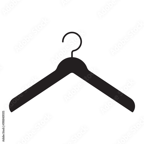 Clothes hanger icon glyph