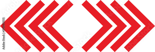 simple chevron icon set. left right icon. next previous. thin icons