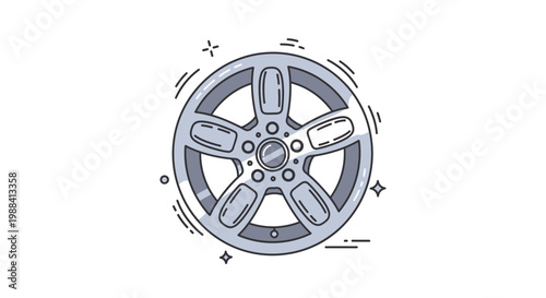 Gemini berkata

A vintage film reel and a silver alloy car rim converge in a 3d design representing the evolution of cinema and automobile transportation