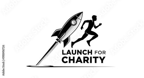 Space-Bound Run: Visualizing the Launch for Charity, a Philanthropic Endeavor