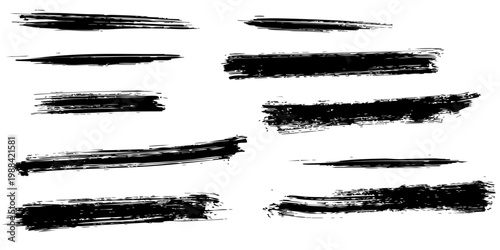 Φωτογραφία Straight line vector brush strokes
