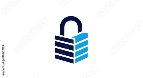 Secure Data Fortress Icon Represents Digital Security And Information Protection