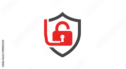 Secure Shield Icon: A Bold and Protective Emblem of Digital Protection