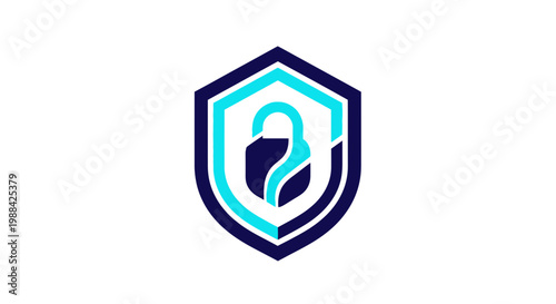 Secure Shield Logo Design Representing Digital Protection and Data Safety Concept