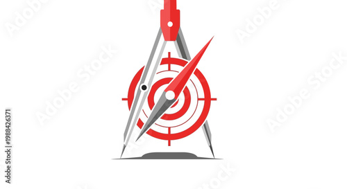 Strategic Precision Compass Meets Target Vision Graphic