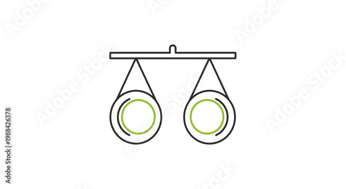 Symbolic Representation Of Balance, Equality, Fairness And Justice With Graphic Elements