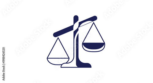 Symbolic Representation Of Fairness And Justice With Elegant Minimalist Design