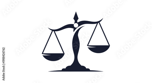 Symbolic Representation of Justice and Fairness in Graphic Design Artwork Concept