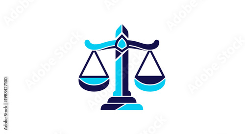 Symbolic Justice Illustration Depicting Equality And Fairness In A Balanced Composition