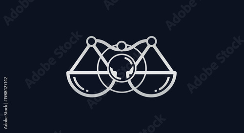 Symbolic Justice Weighing Global Matters With Geometric Precision And Modern Design