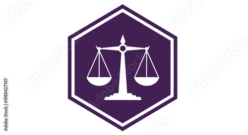 Symbolic Representation Of Legal Justice And Balance within a Geometric Framework