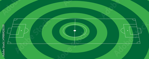 Football field. Football field lines style. Black field and stadium outline scheme on white background.