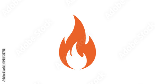 Flame icon with orange color.
