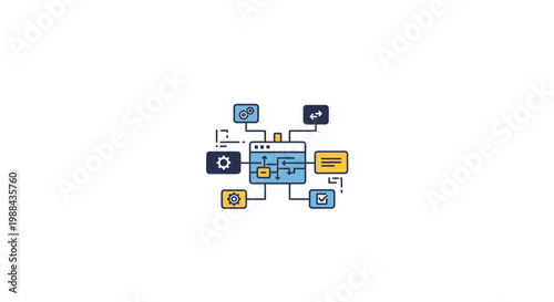 Flowchart business process diagram symbols.