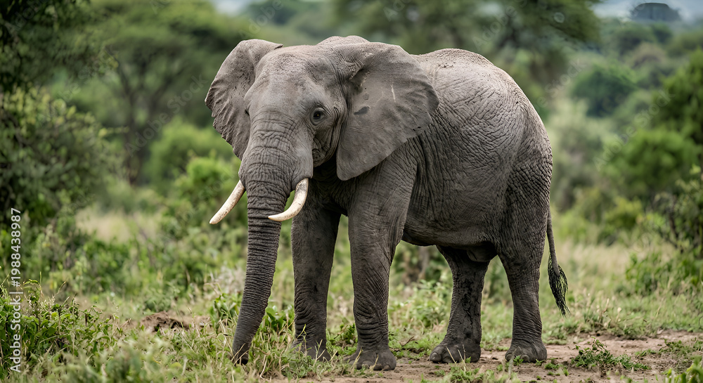 Fototapeta premium elephant in the forest