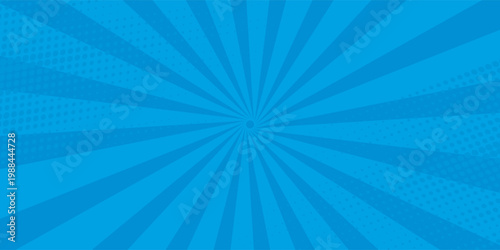 Anime Comic Background. Pop Art Style Background. Pop Up Retro Comic Background. Vector halftone illustration. Vintage background for comic superhero text, speech bubble, message.