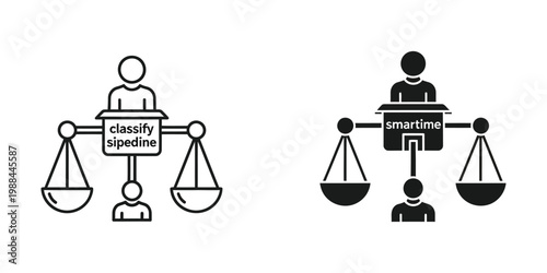 Comparative analysis of classification methods using a balancing scale metaphor