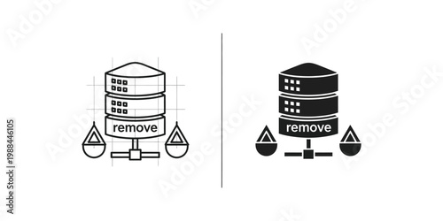 Comparison of traditional and modern database removal processes in data storage systems