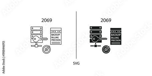 Comparison of data storage and backup systems in the year 2069