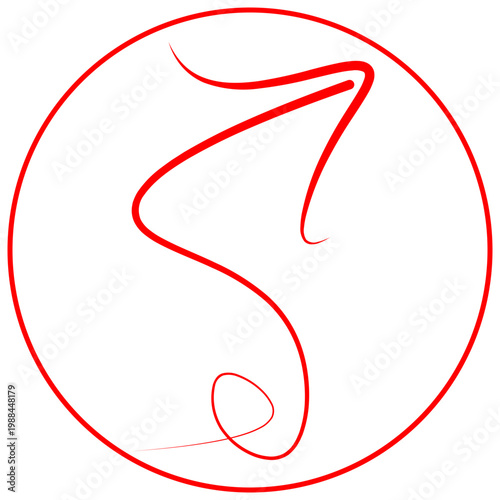 Arrow red circle icon. red arrow