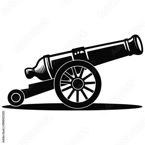 cannon vector illustration