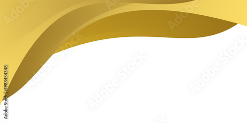 Abstract Gold Wave Background with Elegant Minimalist Curve Design