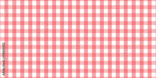 Halloween plaid tablecloth with red checkered pattern background. Isolated flat vector illustration.eps.10